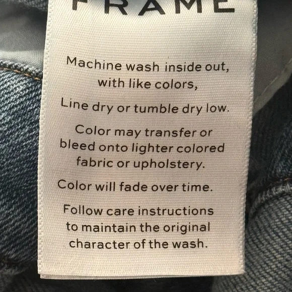 FRAME Denim Jean Romper Short Sleeve Belted Blue Jumpsuit Pleated Front Pockets - Picture 8 of 8